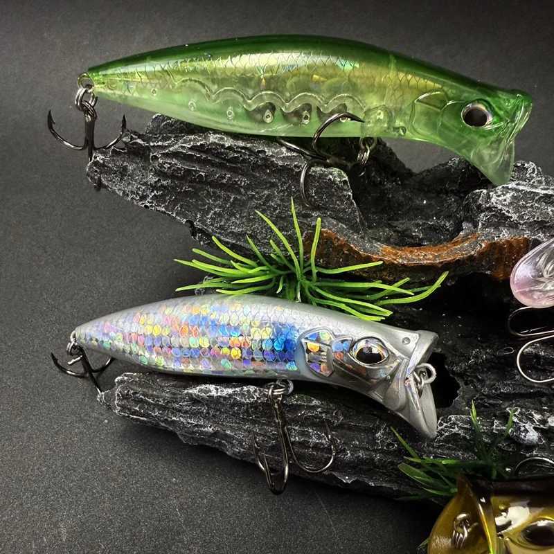 126g 80mm Topwater Poppers Cup Mouth Surface Artificial Hard Bait Seabass Pike Isca Pesca Wobbrs Accories W250926