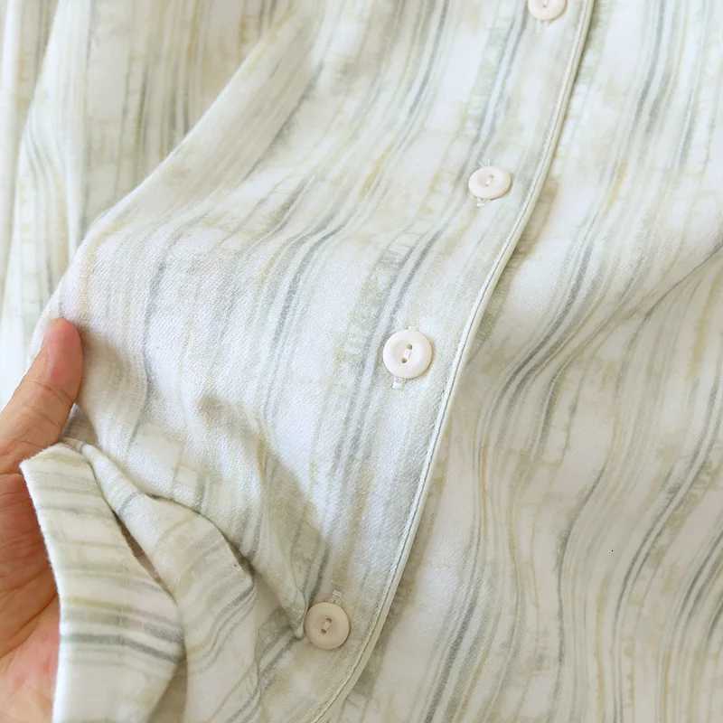 2025 AutumnWinter New Womens Pajama Set 100 Cotton Suede Fleece Long Sleeve Long Pants Two Piece Home Clothes Sleepwear Z250925