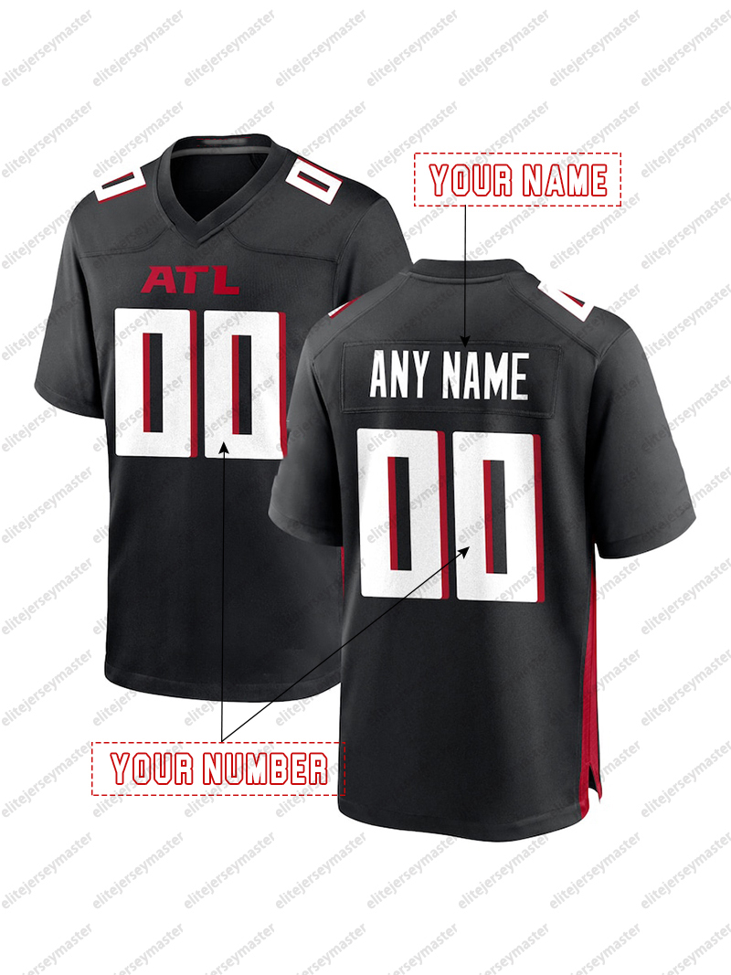 7 Bijan Robinson 9 Michael Penix Jr. 18 Kirk Cousins 5 Drake London Personalized Customized Football Jerseys Custom Any Number Name For Men Women Yout