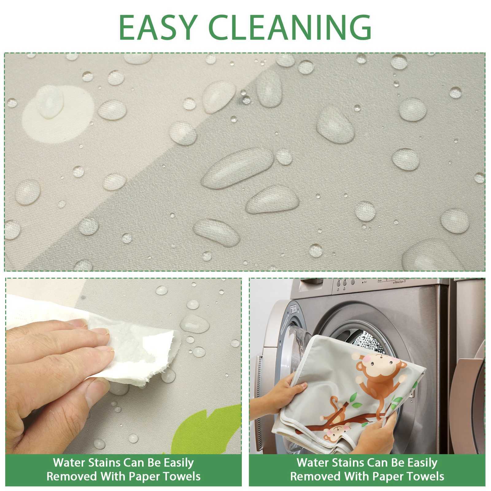 Baby Splat Mat for Under High Chair Anti Slip Washable Waterproof Floor Splash Mat Foldable Crawling Carpet Kid Game Baby Mat Y250926