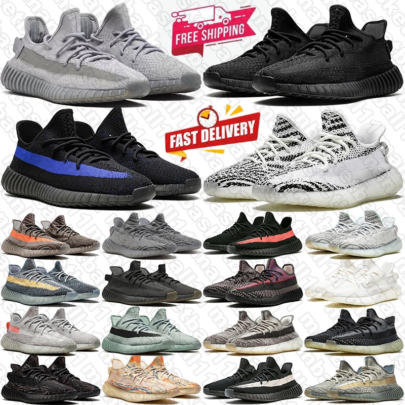 With Box Mens Trainers Designer Running Shoes Sneakers Bred White Breathable Black Gum Sky Blue Beige Steel Grey Women Men Outdoor Runners 36-48