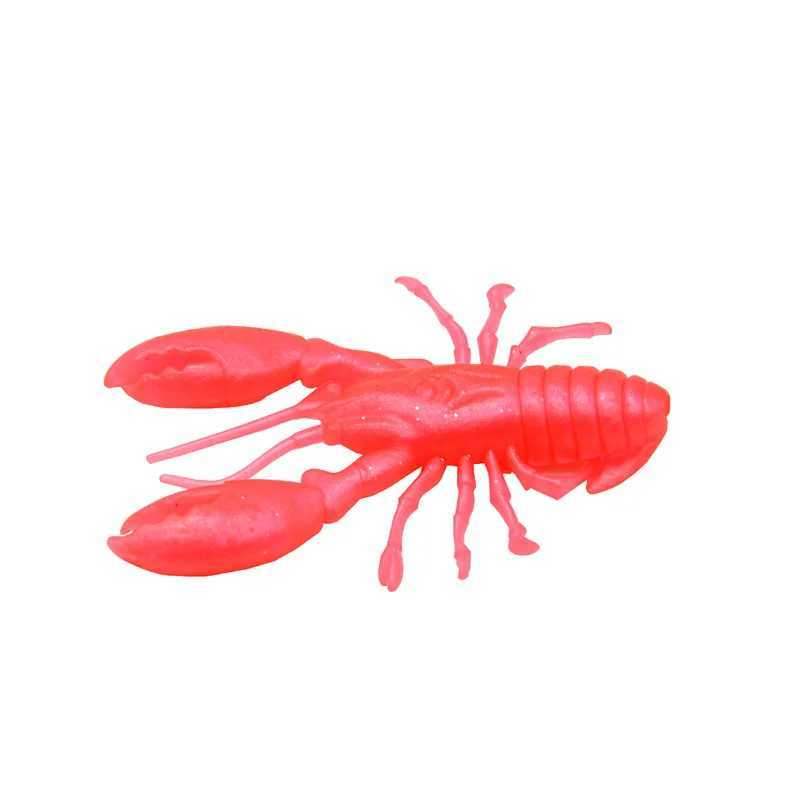 Simulation Lobster Fishing Lure Hollow Special Shaped Shrimp Soft Bait 9cm Worm Artificial Lures Lot 5 Pieces Sa W250926