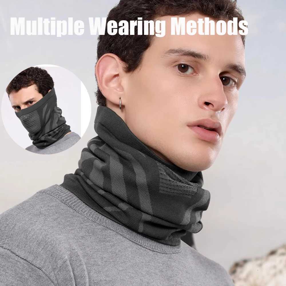 Unisex Winter Breathable Warm Ski Mask Bike Motorcycle Half Face Mask Scarf Outdoor Sports Running Hiking Fishing Cycling Mask Z250926