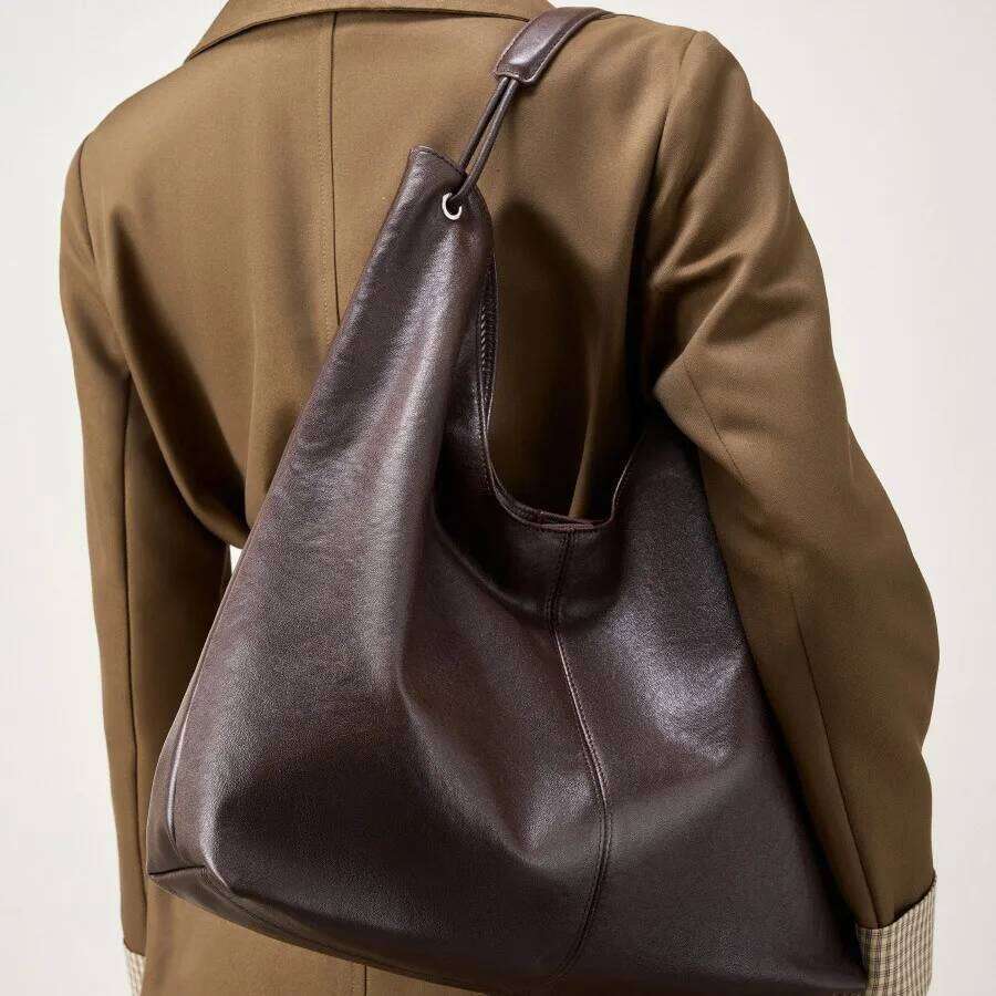 Large Capacity Texture Armpit Cow Single Shoulder Commuter Woman Designer Bag suotong2509