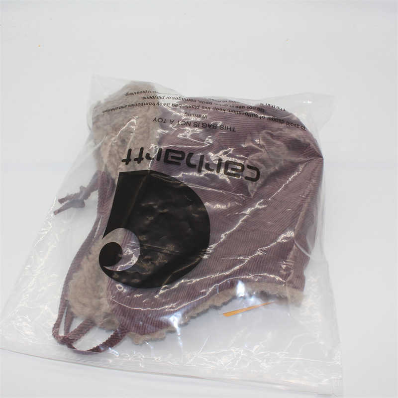 Unisex Lamb Wool Hat Protection Warm Hat Workwear Trendy Hat Autumn Winter Cold Hat H250925