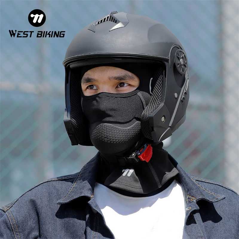 WEST BIKING Warm Cycling Hat Face Mask Protection Winter Balaclava Bike Face Cover Sport Bike Helmet Liner Motorcycle Masks Z250926