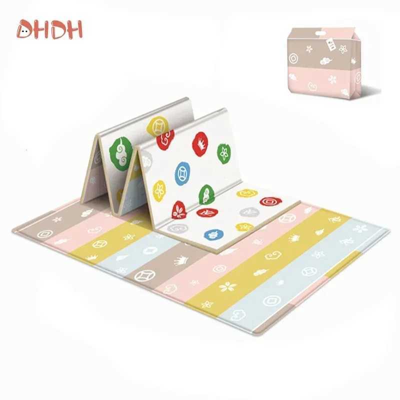 Foldable Portable Baby Play Mat MultiFunctional Baby Crawling Mat with DoubleSided Pattern Easy Carry Travel Outdoor Camping C250926