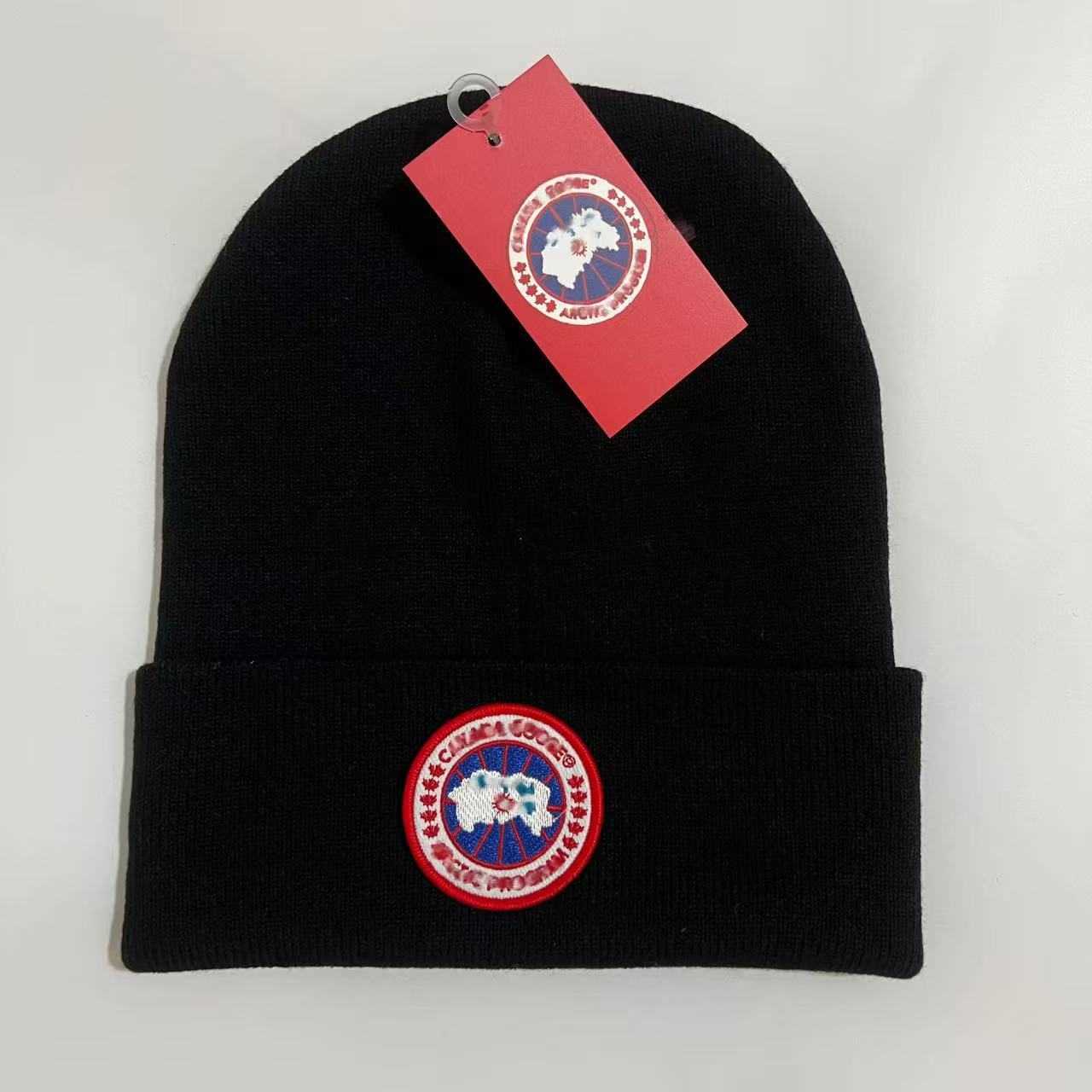 Winter Unisex Embroidered Fine Texture Hat Trendy Simple Knitted Hat Outdoor Warmth Coldproof Pullover Hat H250925