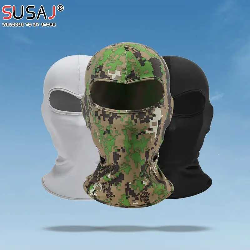 Mens Cycling Balaclava Full Face Ski Mask Hood Hiking Camping Hunting Tactical Airsoft Bike Hats Neck Gaiter Z250926