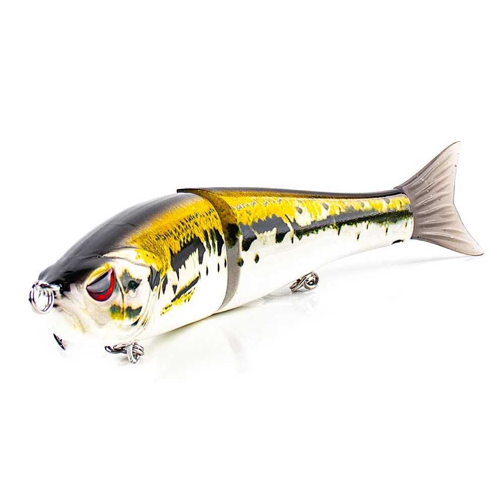 Magnisher 2 Sections Glide Baits 18cm 62g Jointed Shad Slide Swimbait for Big Game Fishing Pike Bass Tack W250926