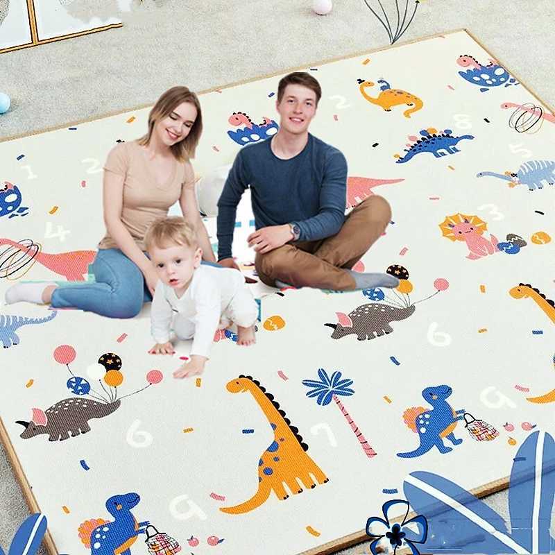 200x180180x150180x120cm Play Mat for Childrens Thick Safety Mat Friendly Crawling Play Mats Folding Mat Carpet Rug Playmat C250926