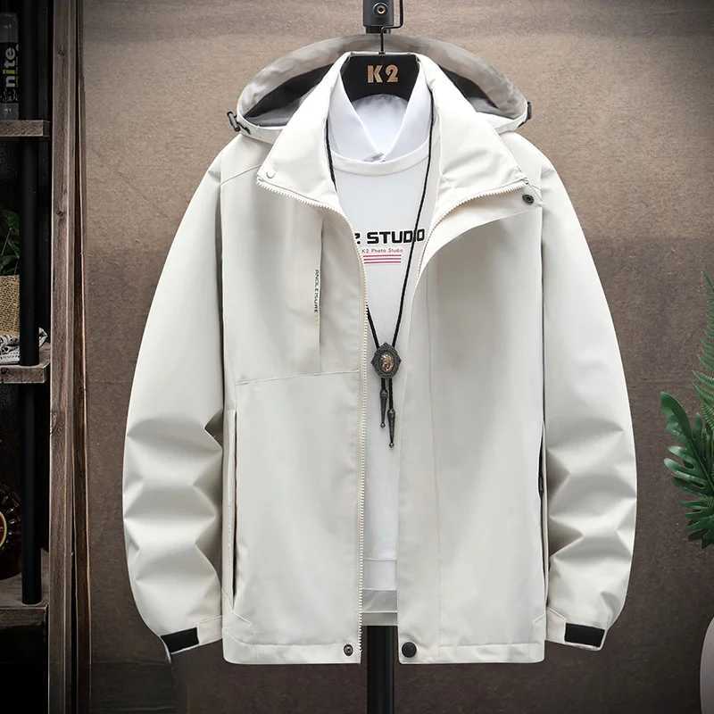 Mens Windbreaker Waterproof Jacket Coat Men Spring Autumn Travel Jacket Male Fashion Outdoor Outerwear Plus Size 6XL 7XL W250926