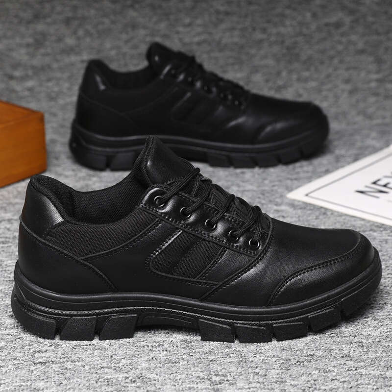 All 2025 New Waterproof Non-Slip Training free shipping Men's Casual Duty Black Dirt-Resistant Hot Work Brand Designer Fashion