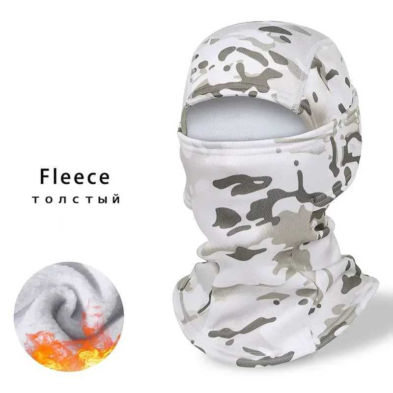 Tactical Winter Fleece Warmer Balaclava Thermal Military Helmet Liner Windproof Full Face Mask Cover Ski Beanies Men Women Z250926