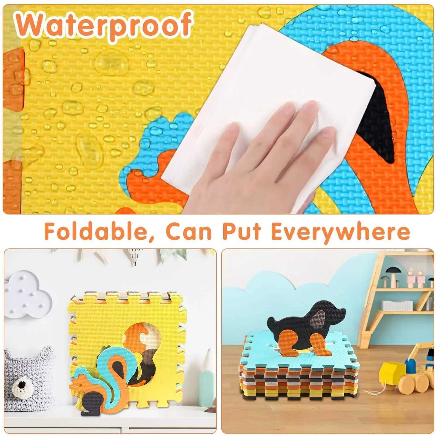 Animal Pattern Baby Play Mat Puzzle Toys For Kids Children EVA Foam Yoga Crawling Mats Floor Tapete Room Decor Baby Child Gifts C250926