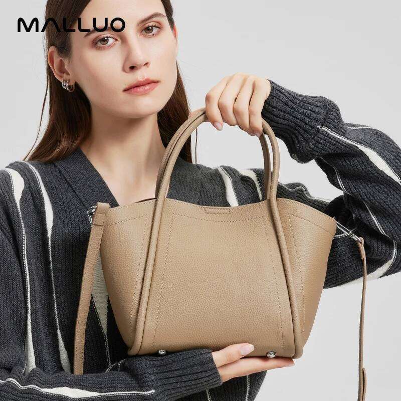 Female Natural Cowhide Casual Crossbody Bag Women's Cow Leather Durable Shoulder Bags Ladies Fashion Trend Handbags For Lady New Suotong2509