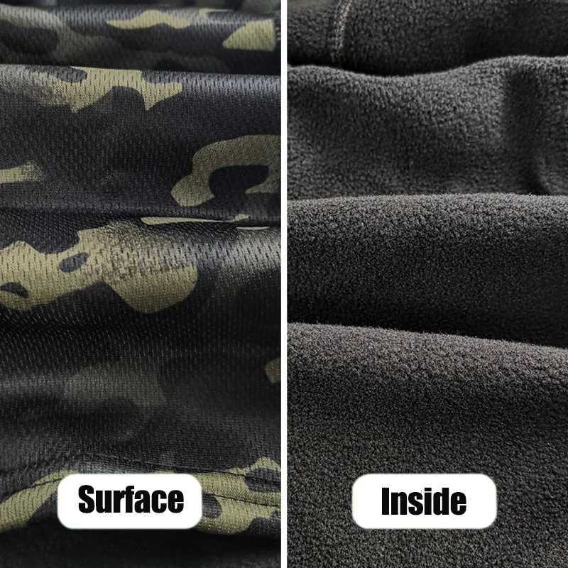 Winter FLEece Tactical Balaclava Full Face Mask Men Warm ColdPROof Skiing Cycling Airsoft Hunting Hat Camouflage Scarf Z250926