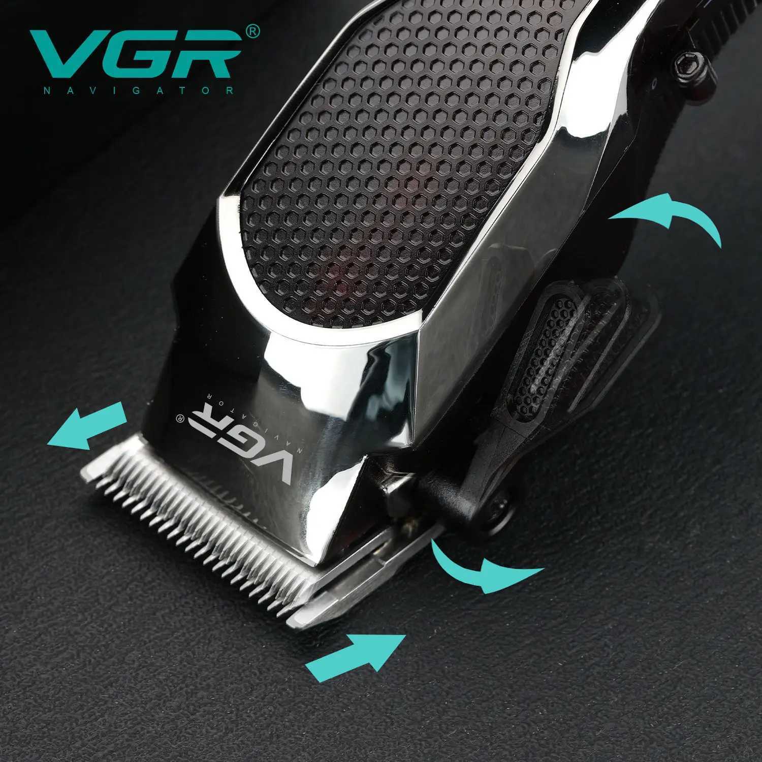 cordless hair trimmer professional rechargeable electric barber hair clipper for men with LED display V189 R250926