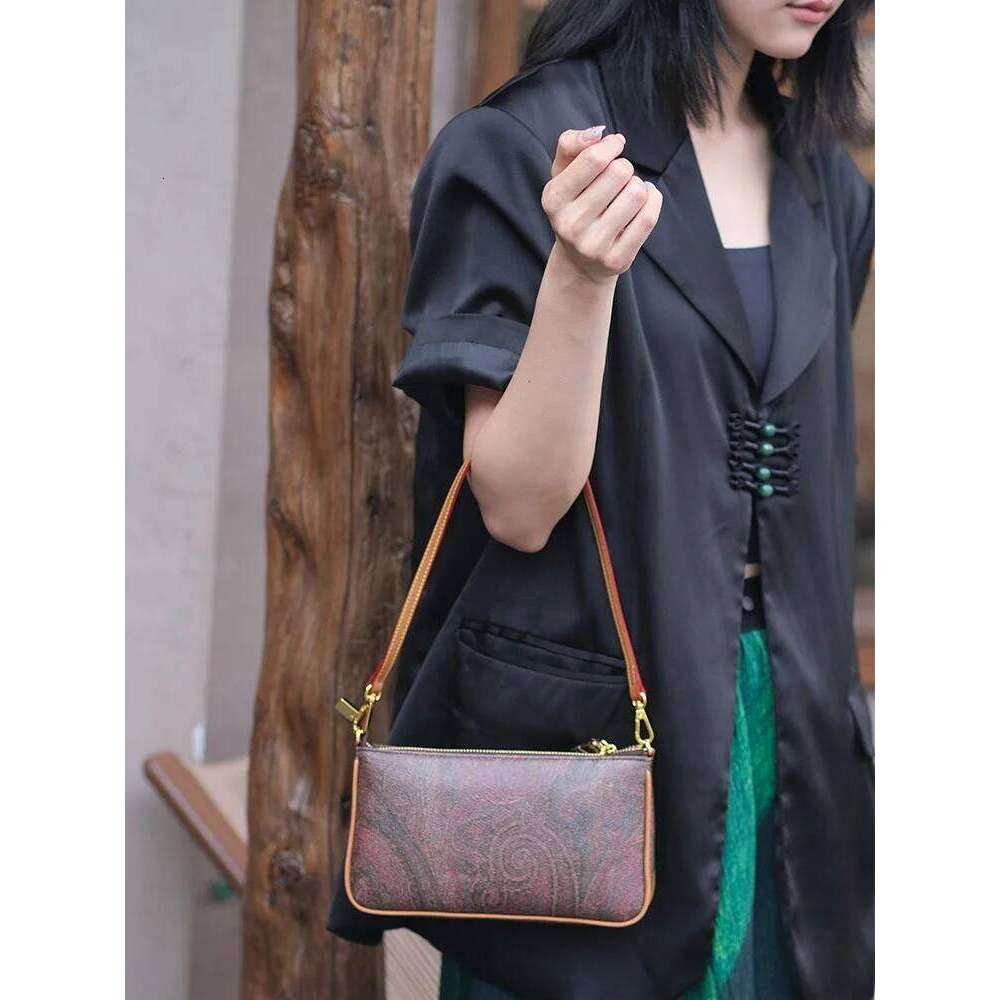 Faionable Retro Crossbody Versatile oulder Bag Practical Multicarry Sle Small Size Floral Print for All Ocns