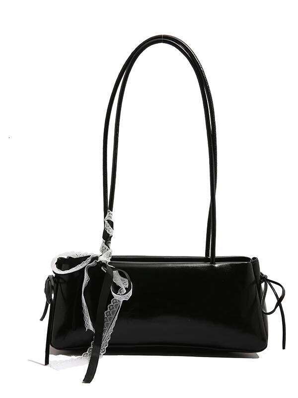 Faionable Knot Single oulder Women's Handbag Underarm Bag Simple Sli Korean Version New Arrival