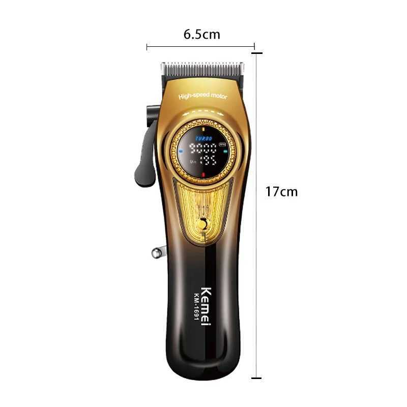 Kemei KM1691 9000rpm Hightspeed Hair Clipper USB Charging Hair Cutting Machine Rechargeable Professional Electric Trimmer R250926