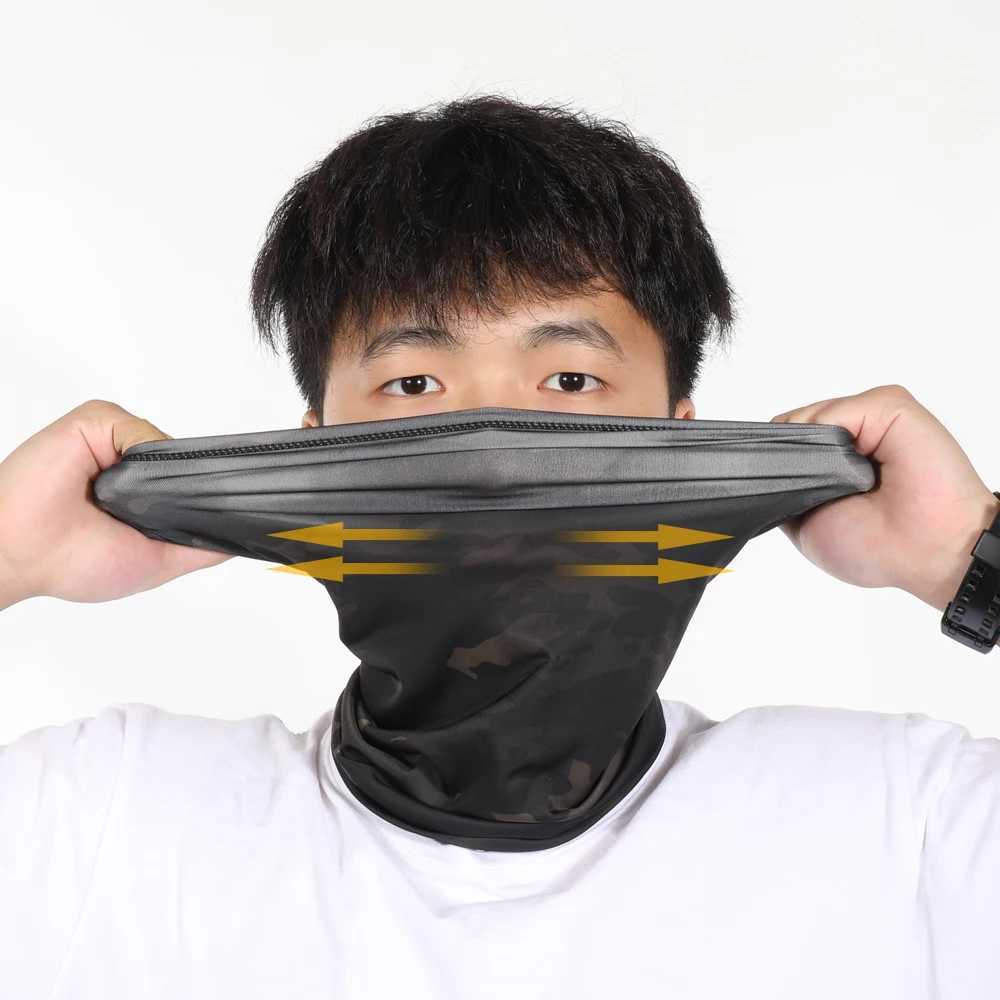 Summer Tactical Bandana Face Mask Cover Camouflage Sports Outdoor Cycling Hiking Fishing Neck Warmer Gaiter Tube Scarf Men Women Z250926