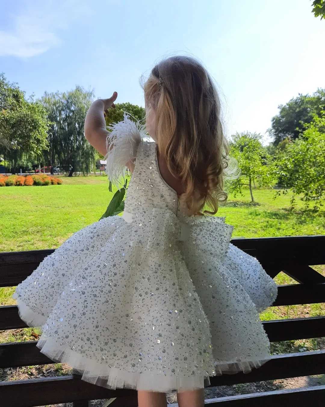 Meet Romance Vintage Princess Lace Tulle Flower Girls Dress for Kid Child Wedding Party Juniorbridesmaid Maxi Ball Gown Evening Z250926