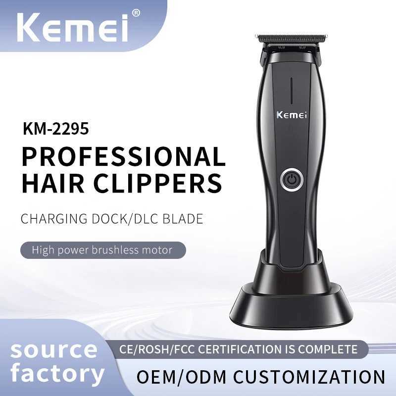KEMEI km2295 professional Commercial Clippers Barber DLC Blade Hair Clipper Trimmer With Base R250926