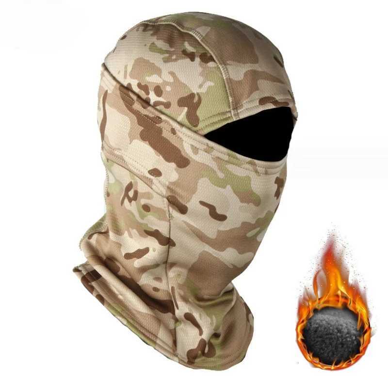 Tactical Winter Fleece Warmer Balaclava Thermal Military Helmet Liner Windproof Full Face Mask Cover Ski Beanies Men Women Z250926