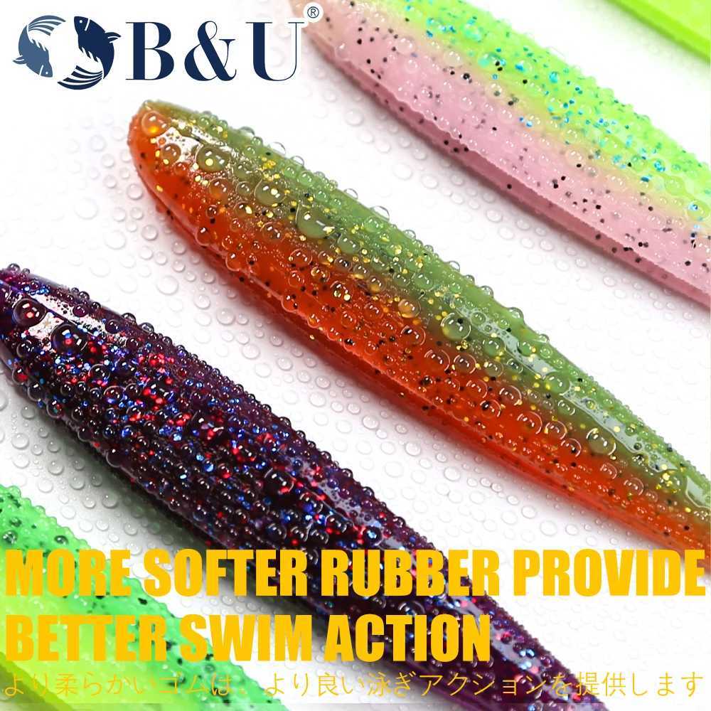 BU Easy Shiner Soft Bait 100mm Big Trout Baits Lure Wobbrs Iscas Artificial Pesca Silicone plastic Swimbait W250926