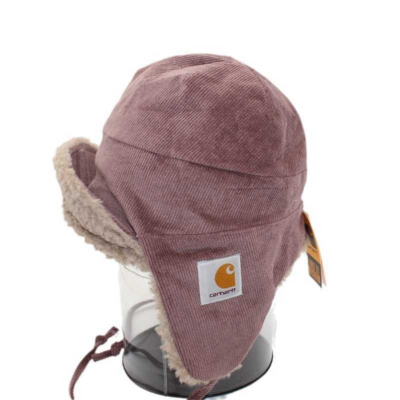Unisex Lamb Wool Hat Protection Warm Hat Workwear Trendy Hat Autumn Winter Cold Hat H250925