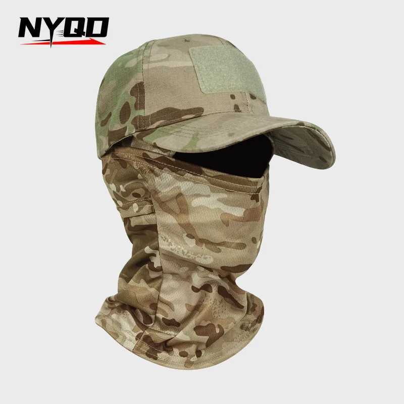Camouflage Baseball Mask Tactical Baseball Outdoor Hiking Mountaineering Fishing Sunscreen Shade Sports Z250926