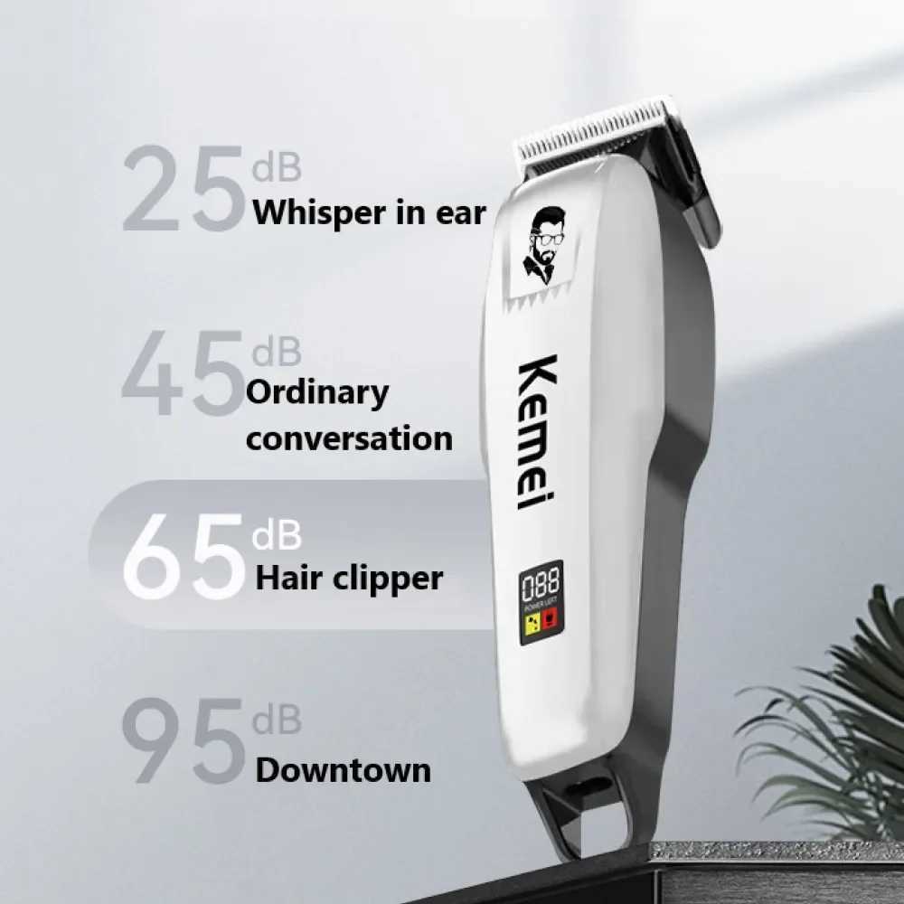 Kemei Professional Hair Clipper Rechargeable Hair Trimmer For Men Shaver Hair Cutting Machine Barber Accessories Cut Machin R250926