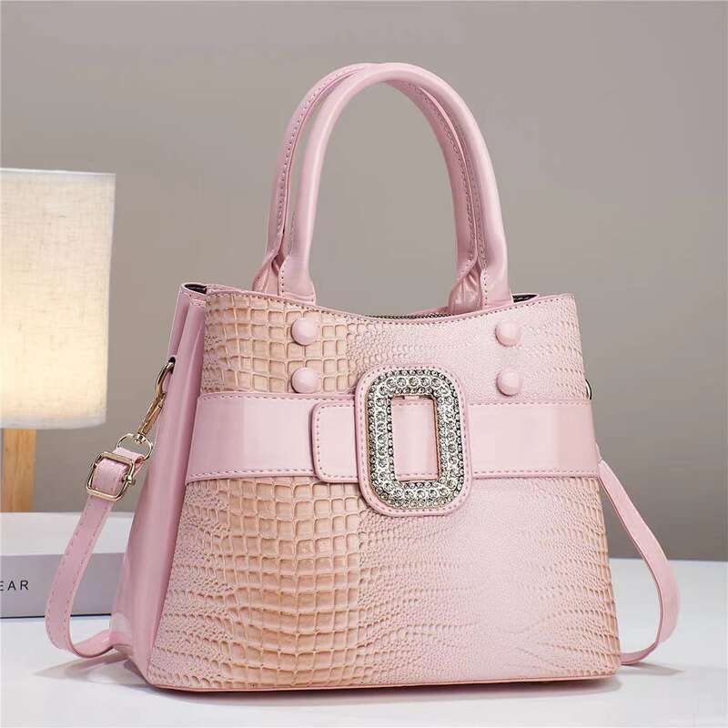 Women's Bags capacity textured lizard pattern high quality women's large single shoulder crossbody bag