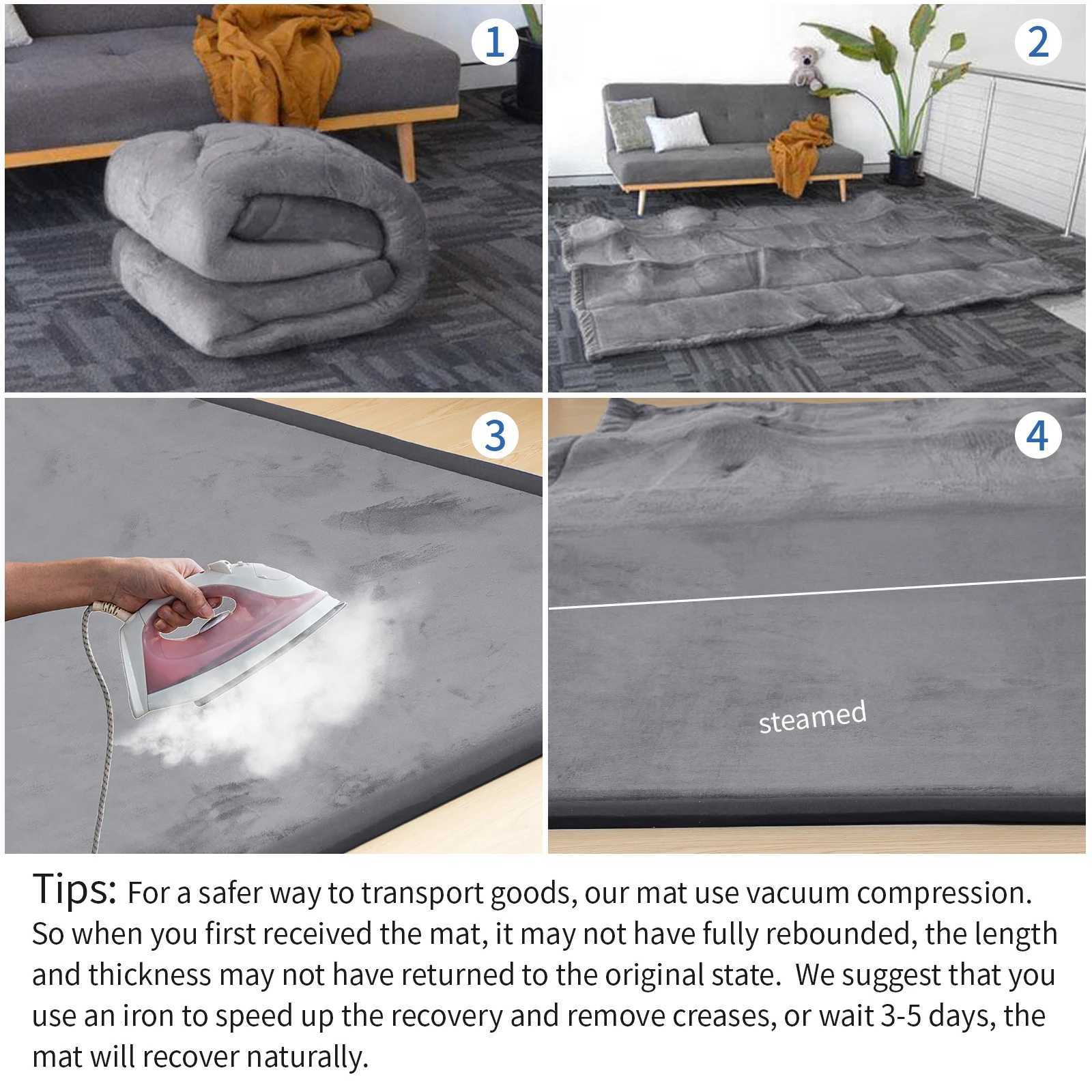 Huloosleep 4 Colors Baby Crawling Play Mats NonSlip Thick Soft Foam Baby Activity Rug Gym Baby Carpet MotherKids Area Rug C250926