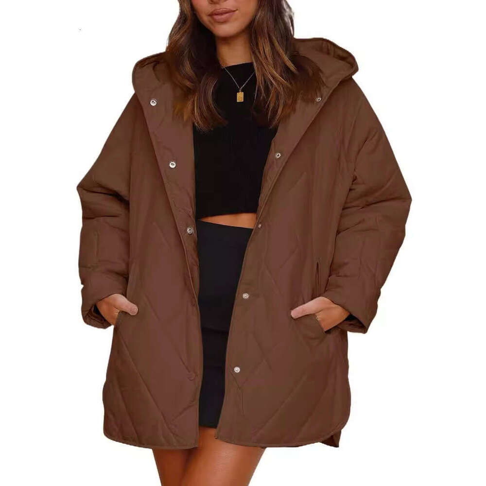 2025 Women's Winter Coat Casual Quilted Hooded Lightweight Jacket for Women