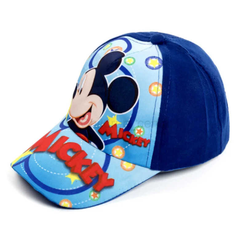 Disney Baby Baseball Hat Kids Boys Sun Mickey Minnie Cap Summer Baby Sun Hat Soft Children Peaked Cap Infant Adjustable Visor Cap H250926
