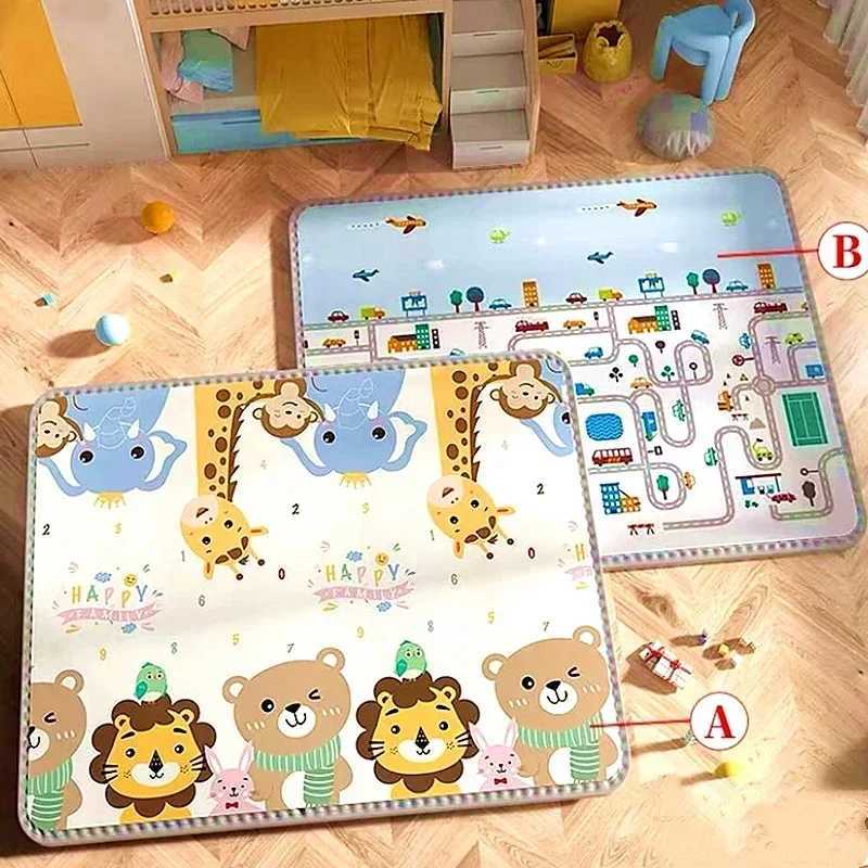 Thickening Large Size Baby Play Mat Toy for Children Safety Rug Playmat Developing Mat Baby Room Crawling Pad Folding Mat Carpet C250926
