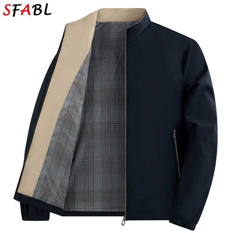 Solid Color Jacket Men Casual Jacket Spring Autumn Mens Jackets Slim Fit Luxury Full Zip Up Coats Male Outerwear Zipper Pockets W250926