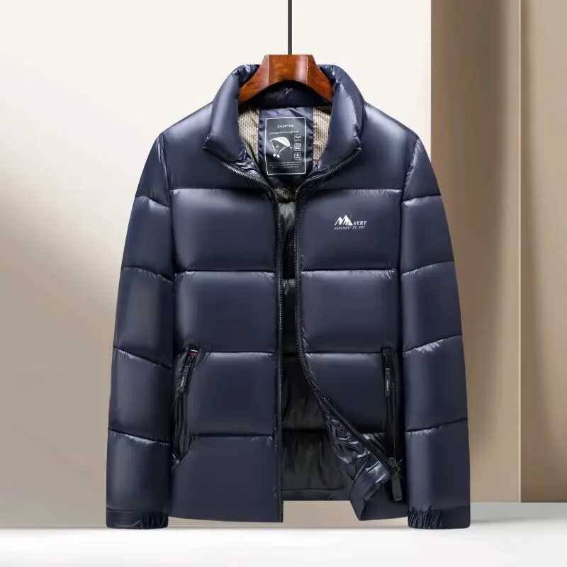 Trendy Stand Collar Down Coat Mens 2025 Winter New Stylish Warm Solid Color Jacket Multiple Colors Sizes Classic Coat for Man W250926