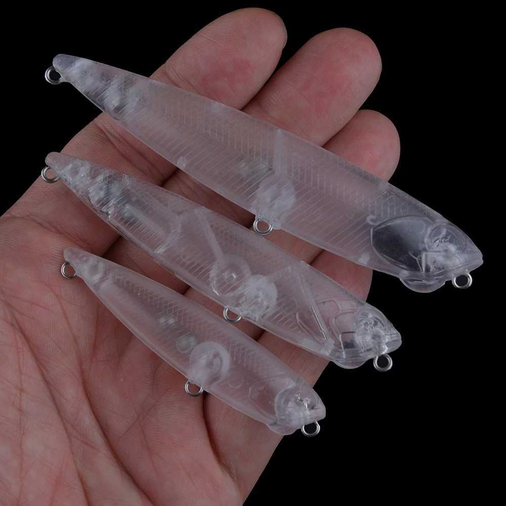 ChansHuang 20PCS Unpainted Blanks Bait 65MM85MM10MM Floating Pencil Walking DIY Handmade Artificial Fishing Lure Tack W250926