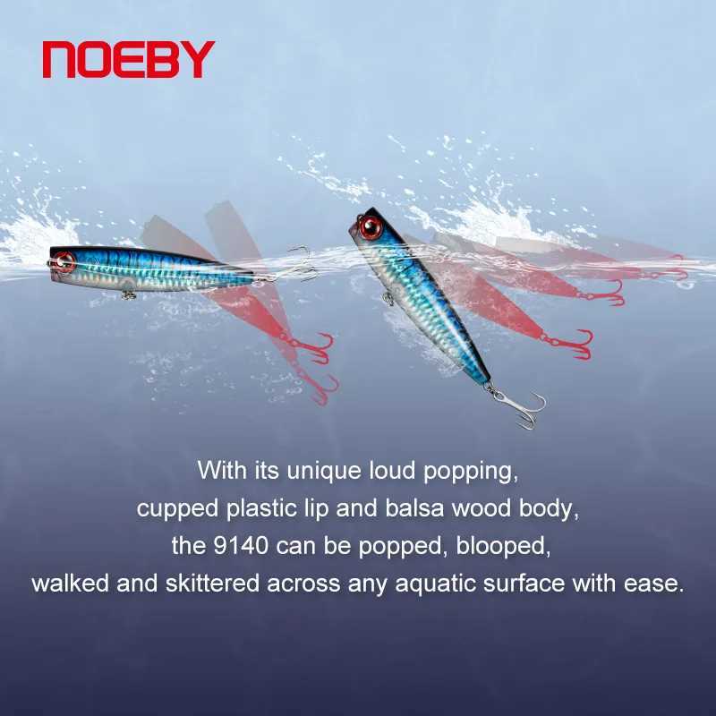 Noeby Popper Fishing Lure 105mm 24g Topwater Wobbrs Artificial Hard Bait Floating Good Action for Sea Tuna Bass Fishing Tack W250926