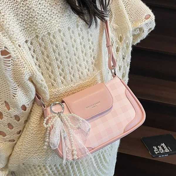 2025 Korean Square Underarm Bag for Women Minimalist Shoulder Crossbody Purse Fashionable Handbag Z250926