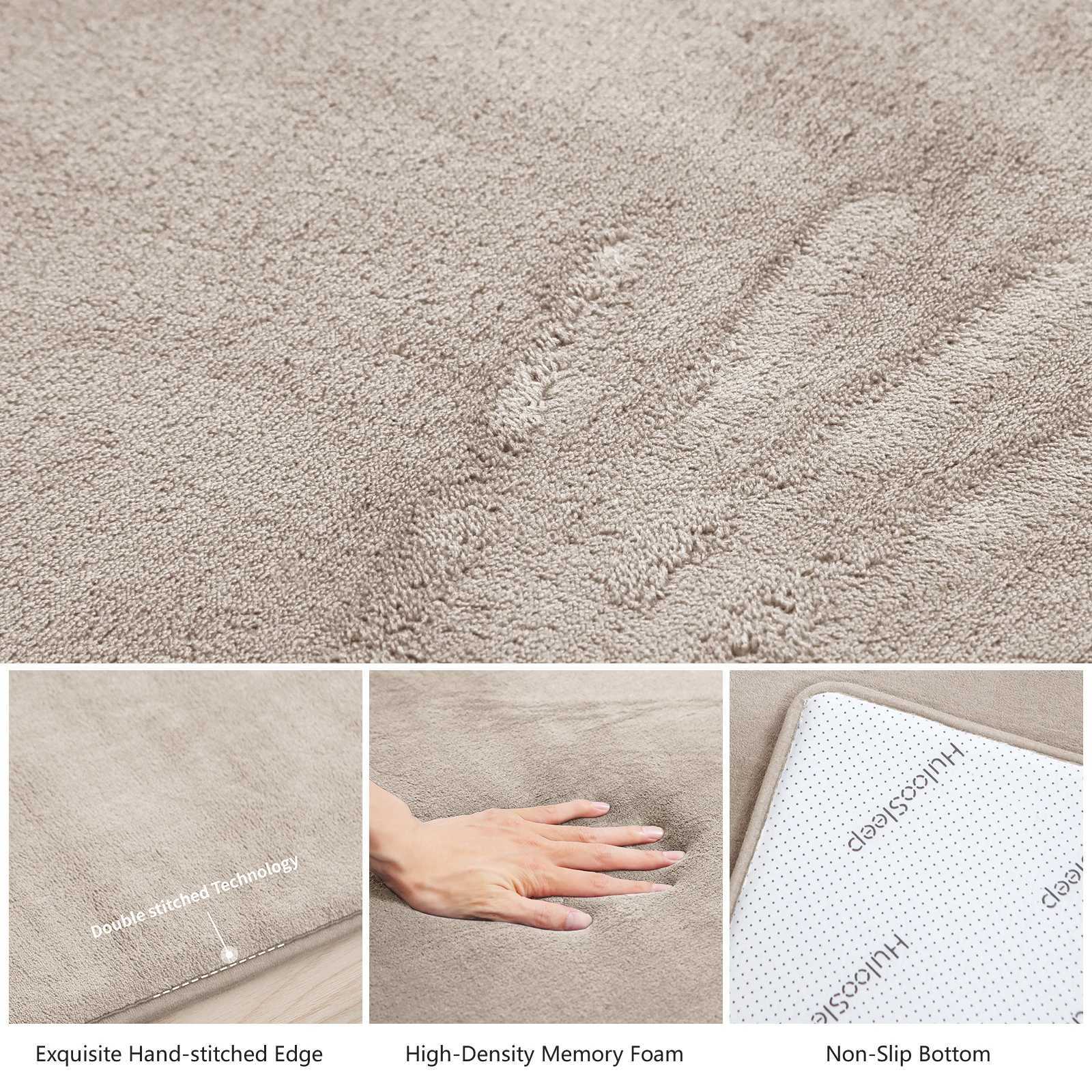 Khaki Baby Play Mat for Floor WaterRepellent Baby Game Crawling Mat Soft Velvet NonSlip Baby Activities Rug Newborn Items C250926