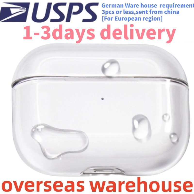 USA Stock case For AirPods pro 2 earphone 3rd 5 airpod 4 6 earphones 3 Solid Silicone Cute Protective Headphone Cover Apple Wireless Charging 3nd airpod anc Case