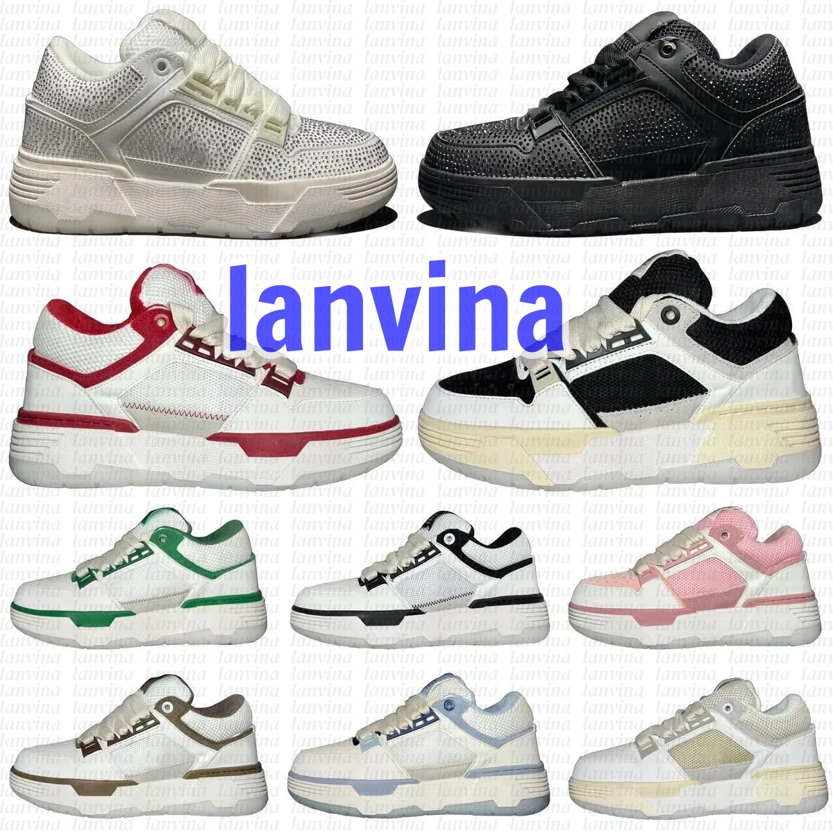 skel top low lace-up Bread Sneaker Designer shoes Men Women Platform Shoes ma-1 ma-2 Mesh leather Stadium Hardware-logo Leather outdoors Trainers Sneakers