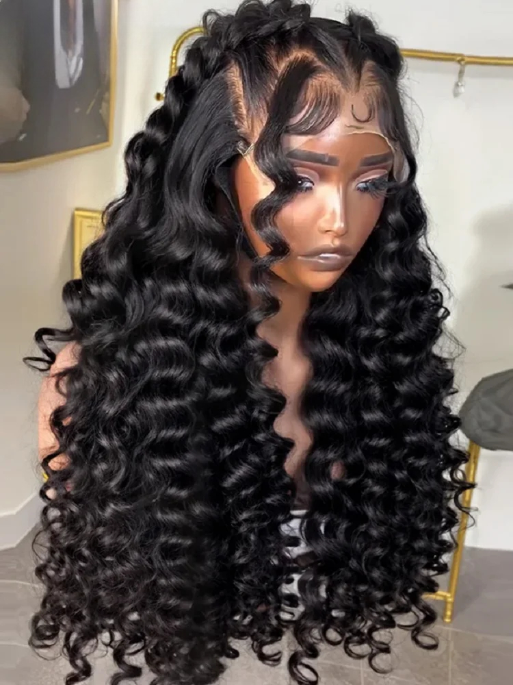 13x4 Loose Deep Wave Wig 360 Full Lace Wig Glueless Lace Wigs Preplucked Hd Lace Wig 13x6 Curly Human Hair Ready To Wear Daily Wear