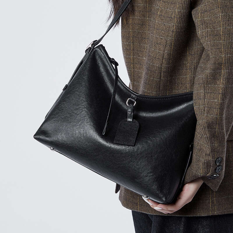 Luxury bag Genuine Women s Lazy Style Top Layer Vegetable Tanned Leather Tote Large Capacity Shoulder Simple Versatile Crossbody Bag