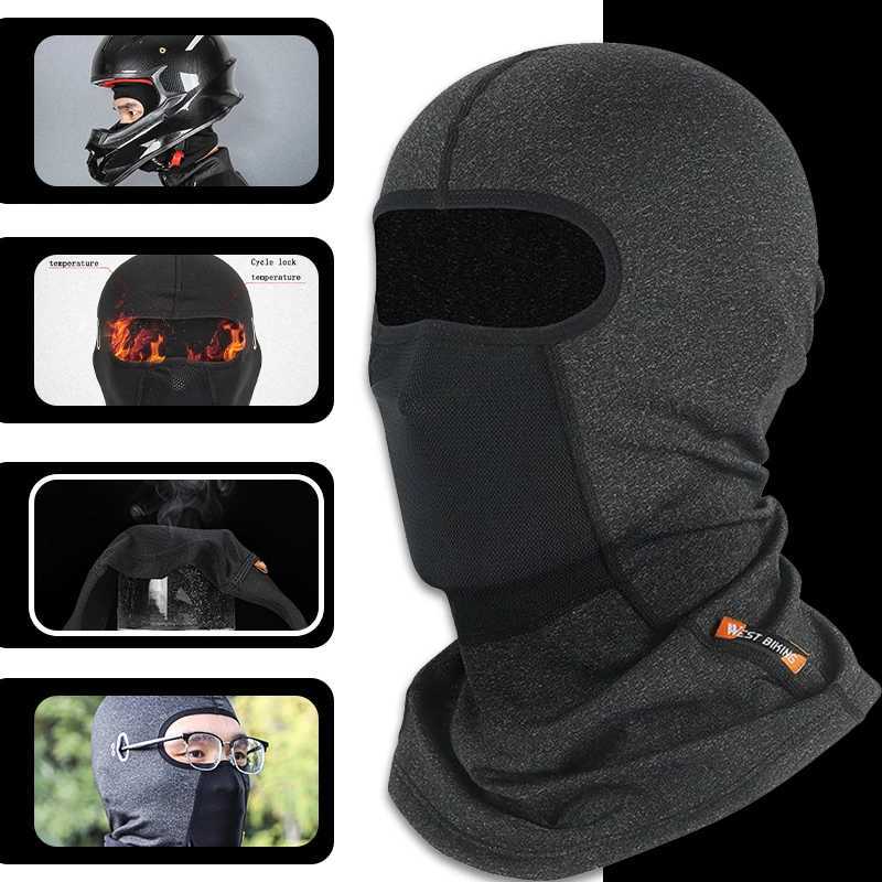 Balaclava Winter Cycling Face Mask Motorcycle Helmet Riding Headgear Breathable Warm Windproof Sport Headwear Hat Balaclava Mask Z250926