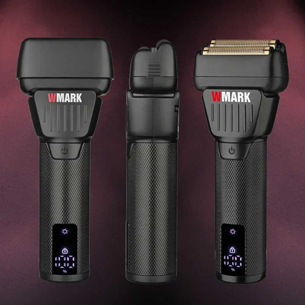 WMARK NG7982 Mens Electric Shaver 9000RPM Twoblade Mesh Razor Professional Hair Clipper Hair Cutting Machine Barbershop Salon R250926